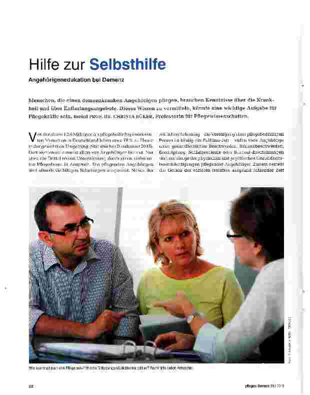 Vorschauseite 1: Hilfe zur Selbsthilfe