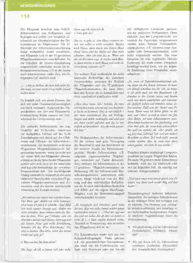 Vorschauseite 5: Informationsqualität und Zeiterleben mit IT-gestützter Pflegedokumentation. Eine Grounded Theory Studie