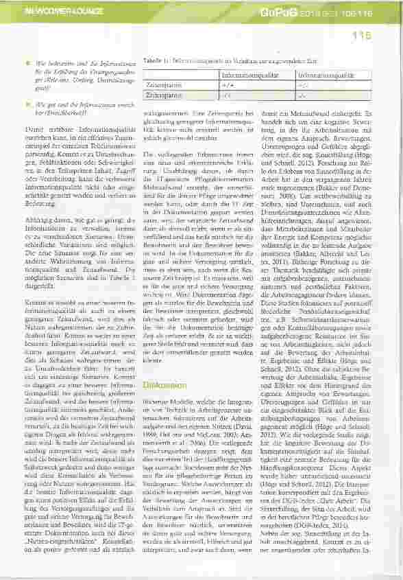 Vorschauseite 6: Informationsqualität und Zeiterleben mit IT-gestützter Pflegedokumentation. Eine Grounded Theory Studie