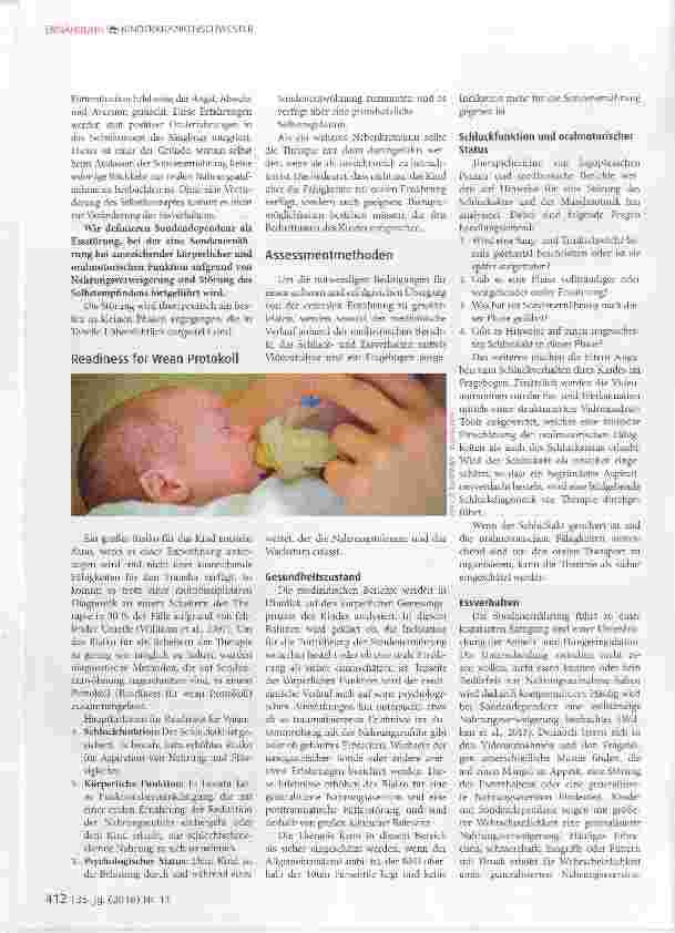 Vorschauseite 3: Sondenentwöhnung 2.0: Was Sondendependente Kinder brauchen