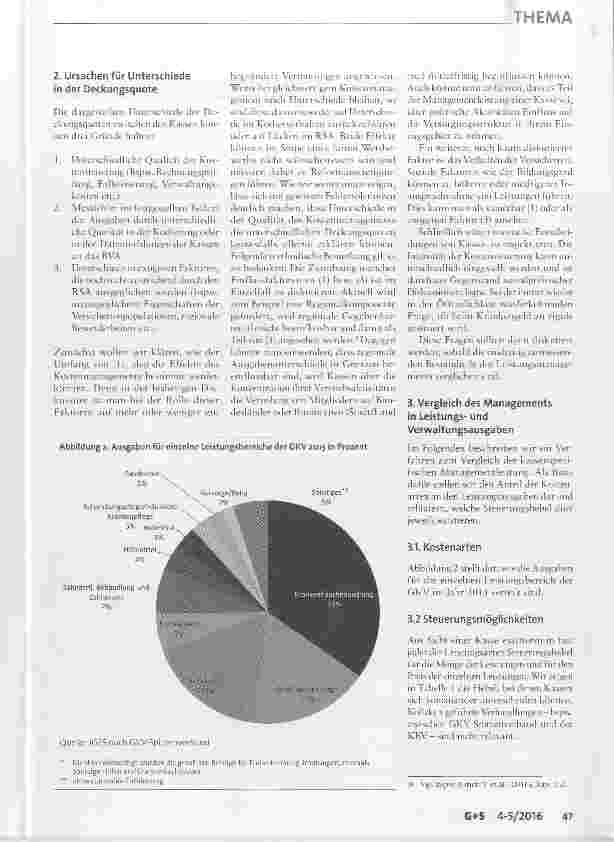 Vorschauseite 3: Wettbewerbsgerechtigköit des RSA objektivieren Managementleistung der Kassen vergleichen
