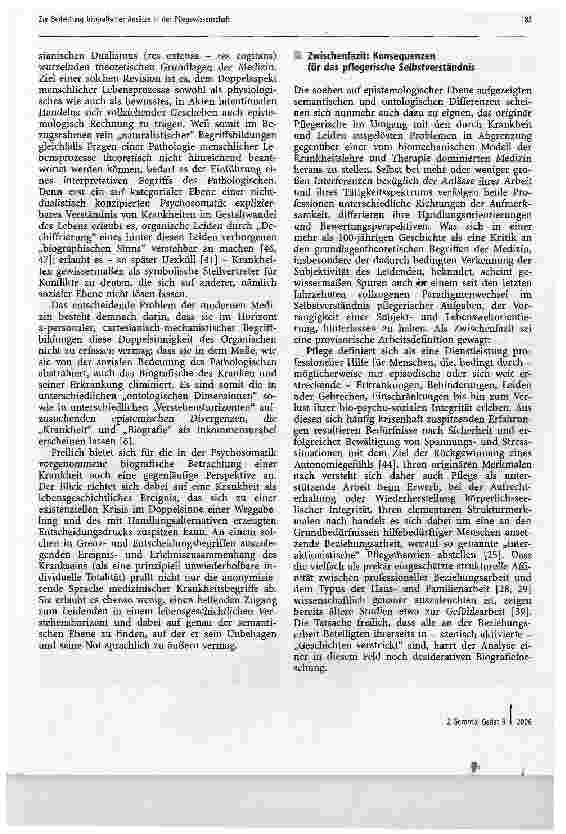 Vorschauseite 3: Zur Bedeutung biografischer Ansätze in der Pflegewissenschaft