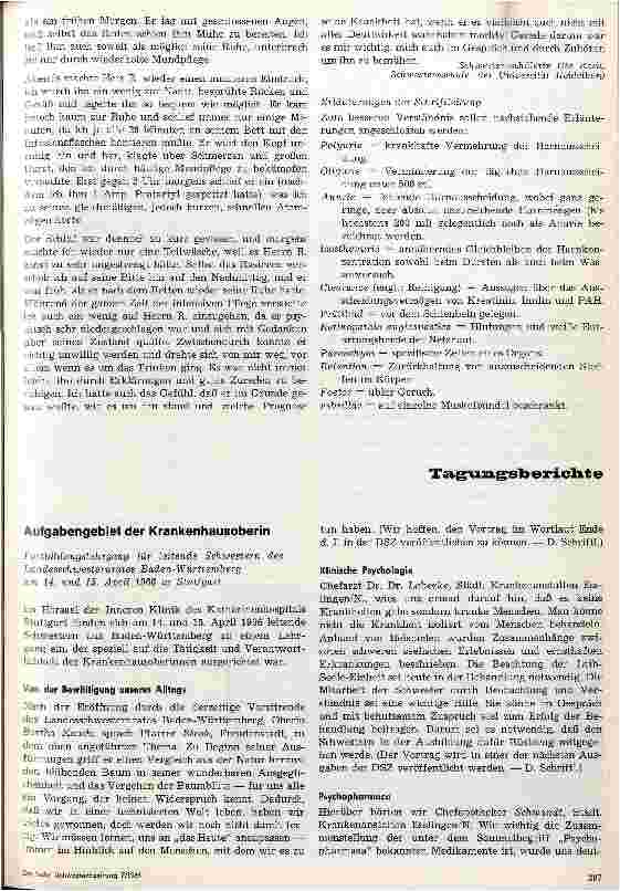 Vorschauseite 3: Pflegebericht aus einer Internen Klinik