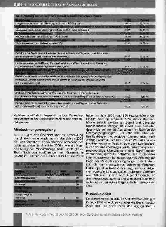 Vorschauseite 3: Leistungserfassung autologer Verfahren unter den aktuellen Bedingungen der G-DRGs