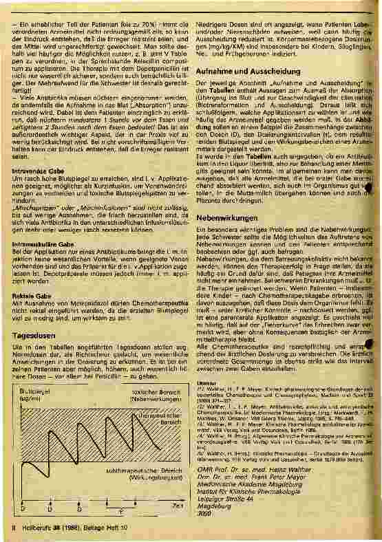 Vorschauseite 2: Rationale Anwendung von antibakteriellen Chemotherapeutika