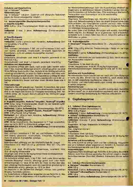 Vorschauseite 4: Rationale Anwendung von antibakteriellen Chemotherapeutika