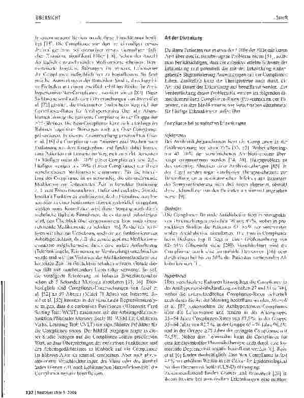 Vorschauseite 3: Compliance als Fundament einer wirksamen Pharmakotherapie