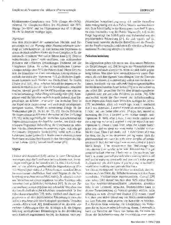 Vorschauseite 4: Compliance als Fundament einer wirksamen Pharmakotherapie