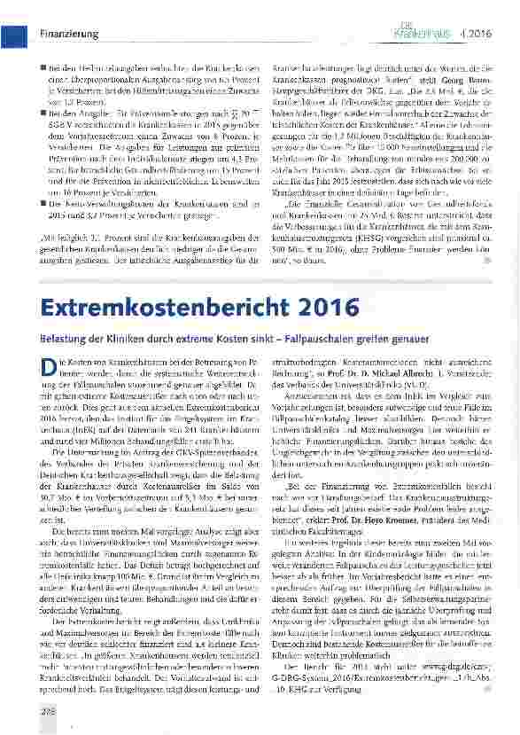 Vorschauseite 2: GKV-Finanzen 2015: Gesamt-Reserve bei 24, 5 Mrd. €