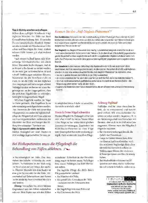 Vorschauseite 2: Zeigt her Eure Füße