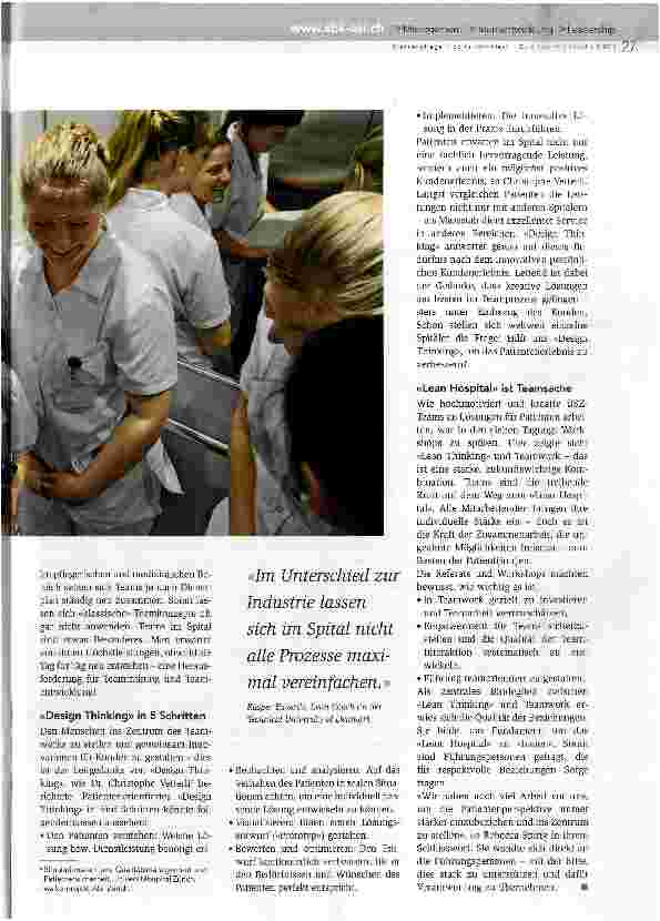 Vorschauseite 3: Ein starkes Duo: Lean Thinking und Teamwork