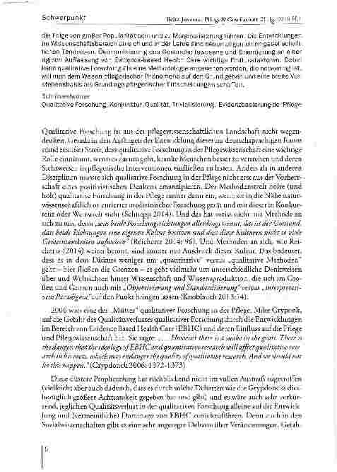 Vorschauseite 2: Qualitative Forschung in der Konjunktur -(k)ein Anlass zur Freude?