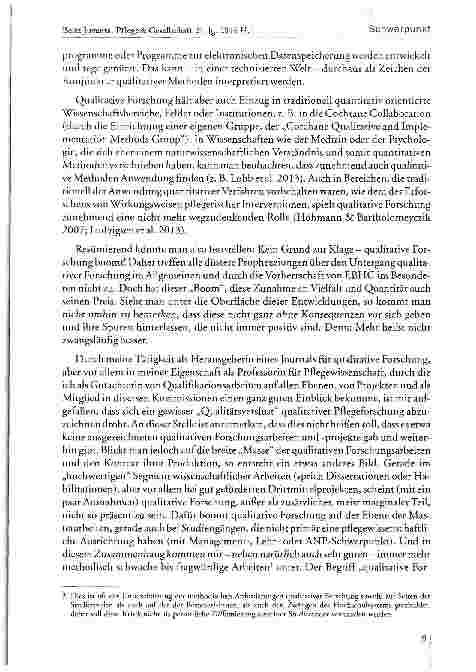 Vorschauseite 5: Qualitative Forschung in der Konjunktur -(k)ein Anlass zur Freude?