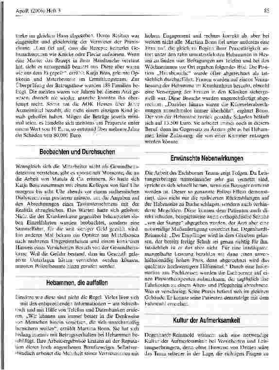 Vorschauseite 2: Die Lücken im System Abrechnungsbetrügern auf der Spur: Die Ermittlungsgruppe der AOK Hessen