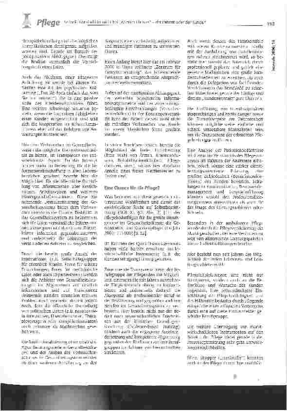 Vorschauseite 4: Wir sind hier nicht bei Wünsch Dir was -der Patient oder der Kunde?