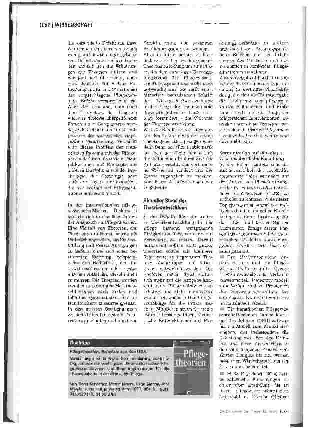 Vorschauseite 3: Theorieentwicklung - Pflegetheorien heute: Wie können sie die Praxisentwicklung fördern?