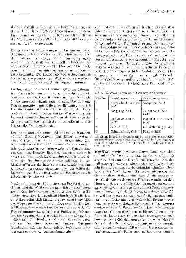 Vorschauseite 5: Innovation und Rechtsschutz aus industrieökonomischer Perspektive
