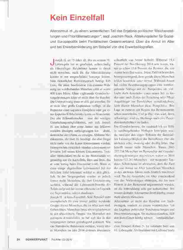 Vorschauseite 1: Kein Einzelfall