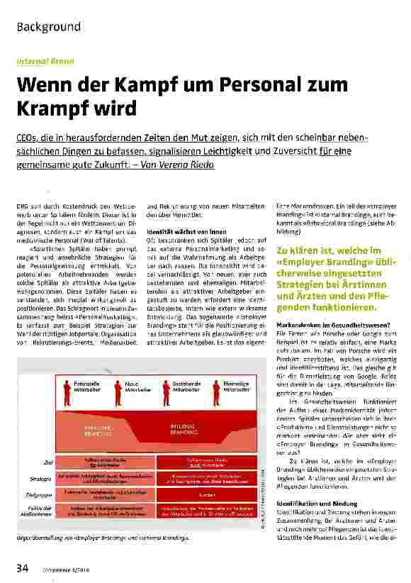 Vorschauseite 1: Wenn der Kampf um Personal zum Krampf wird