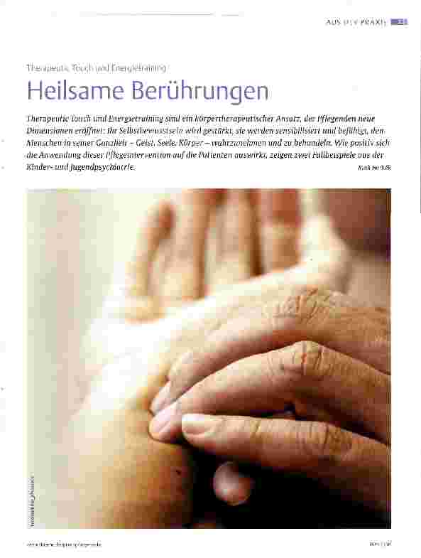Vorschauseite 1: Heilsame Berührungen