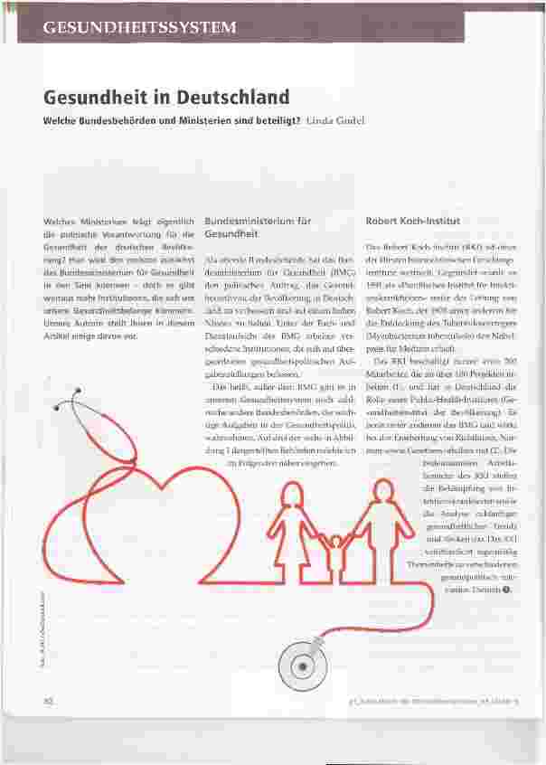 Vorschauseite 1: Gesundheit in Deutschland