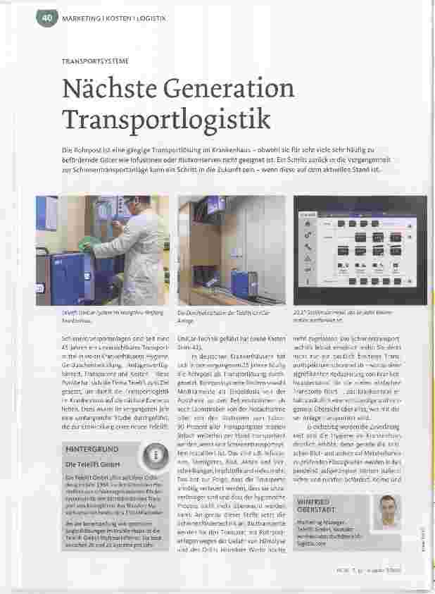 Vorschauseite 1: Nächste Generation Transportlogistik