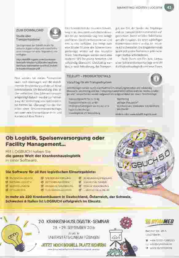 Vorschauseite 2: Nächste Generation Transportlogistik