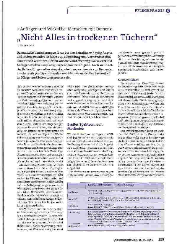 Vorschauseite 1: Nicht Alles in trockenen Tüchern