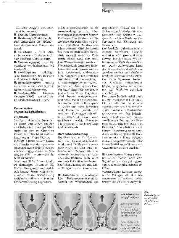 Vorschauseite 2: Konservative Behandlung bei Stuhlinkontinenz