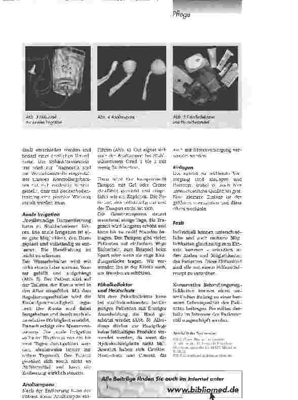 Vorschauseite 4: Konservative Behandlung bei Stuhlinkontinenz