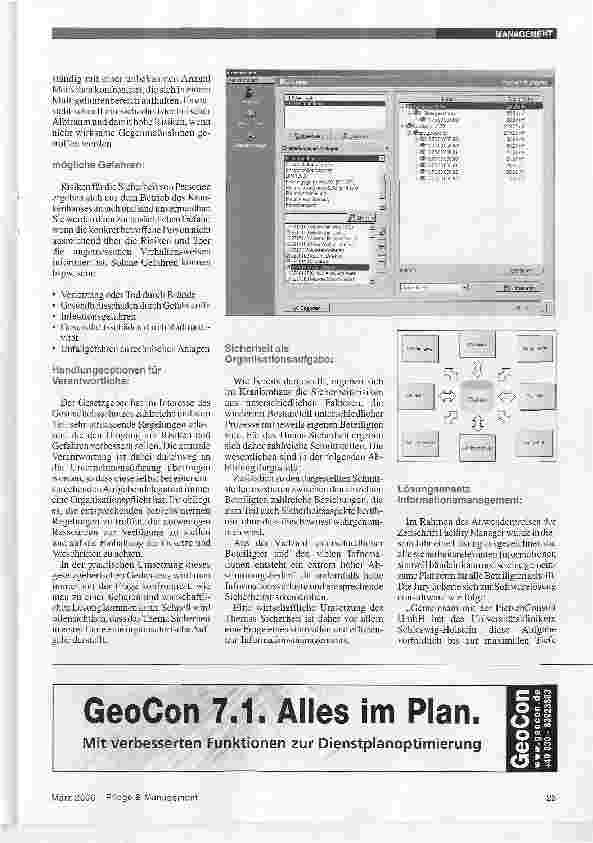 Vorschauseite 2: Sicherheit im Krankenhaus