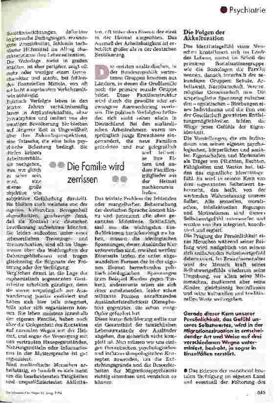 Vorschauseite 2: Psychiatrie der Migration