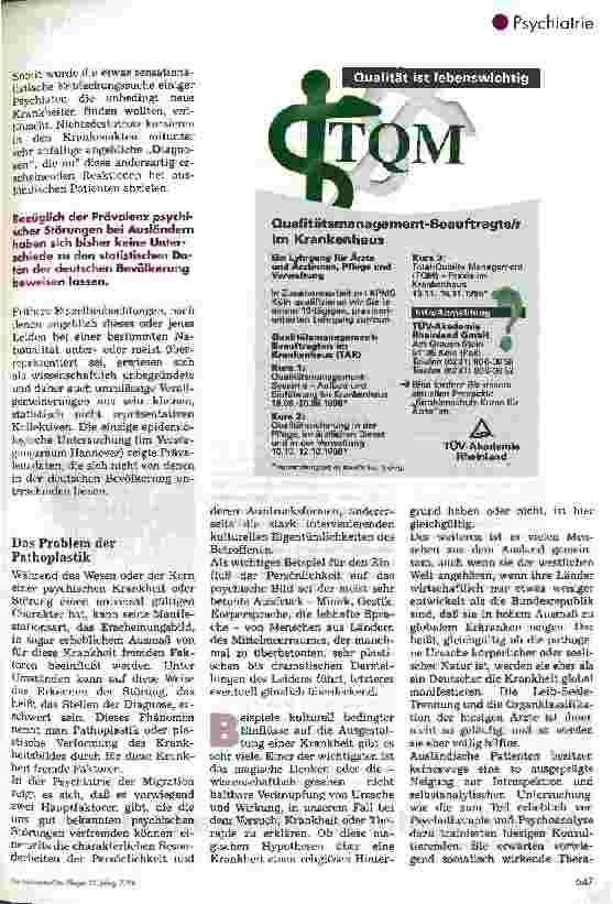 Vorschauseite 4: Psychiatrie der Migration