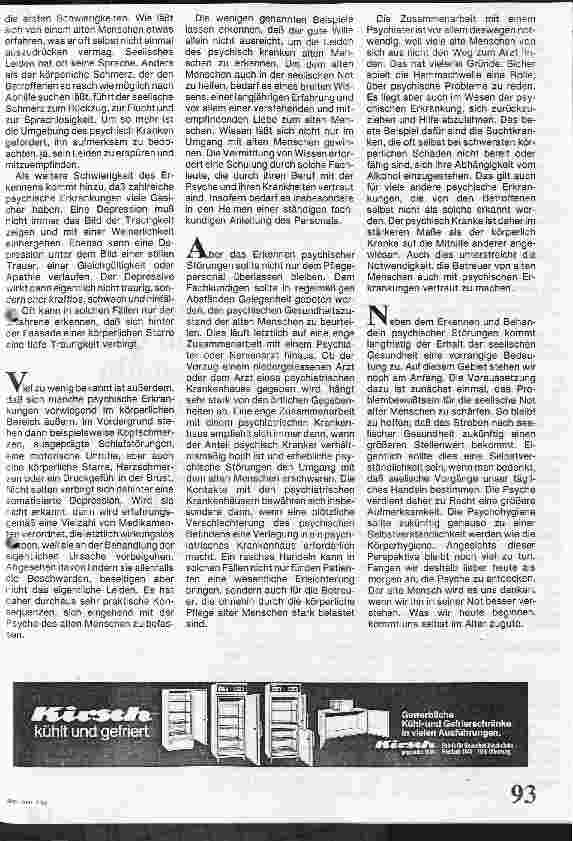 Vorschauseite 3: Probleme der psychiatrischen Versorgung