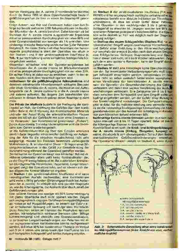 Vorschauseite 4: Die zerebrovaskuläre Insuffizienz aus neurochirurgischer Sicht Klinik, Diagnostik und konservative Therapie