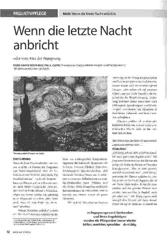 Vorschauseite 1: Wenn die letzte Nacht anbricht
