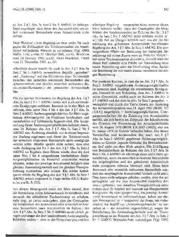 Vorschauseite 6: Unzulässigkeit des sog. Totalaustausches