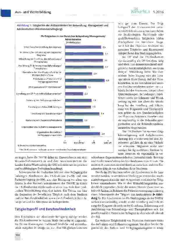 Vorschauseite 2: Physician Assistant - ein neues Berufsbild etabliert sich