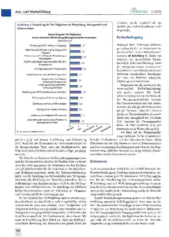 Vorschauseite 4: Physician Assistant - ein neues Berufsbild etabliert sich