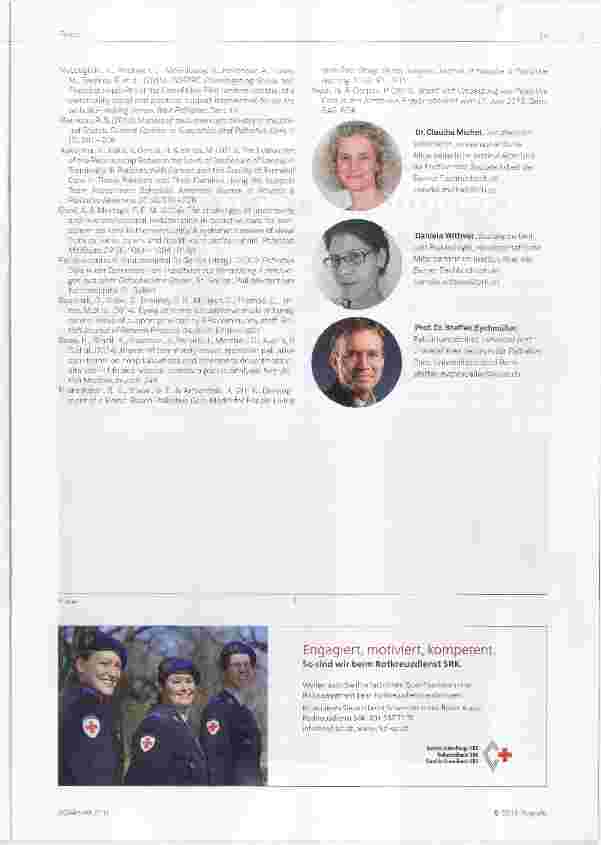 Vorschauseite 4: Palliative Care in der Gemeinde?