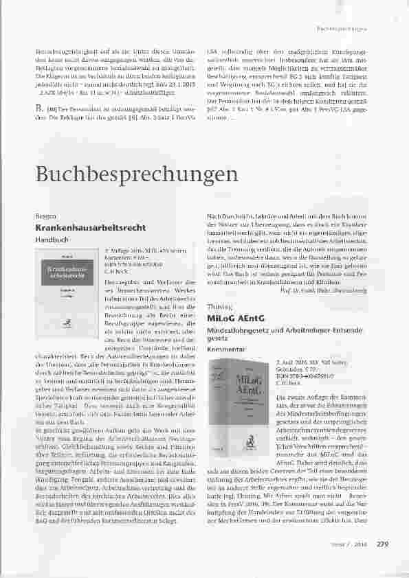 Vorschauseite 6: Bestimmtheit des Änderungsangebots bei betriebsbedingter Änderungskündigung