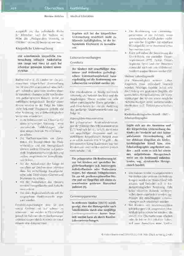 Vorschauseite 3: Präoperative Evaluation in der Kinderanästhesie