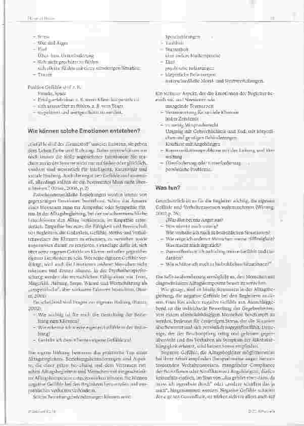 Vorschauseite 2: Alltagsbegleiter sind auch nur Menschen Emotionen in der Alltagsbegleitung