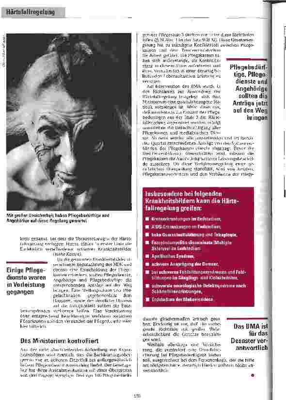 Vorschauseite 2: Die vierte Pflegestufe Einigung auf Härtefallregelung