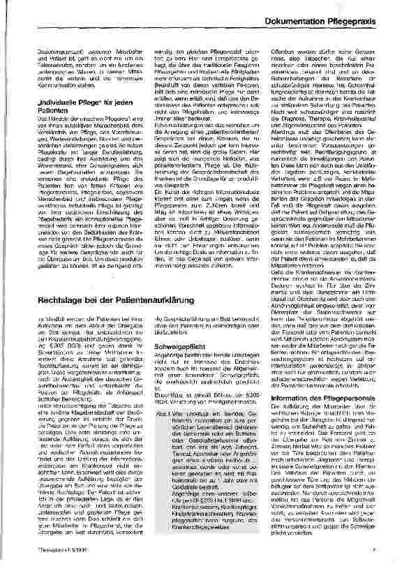 Vorschauseite 4: Kritische Betrachtung der Übergabe am Bett Pflegepraxis