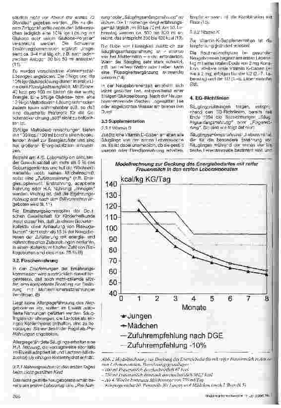 Vorschauseite 3: Aktuelle Aspekte der Ernährung des jungen Säuglings