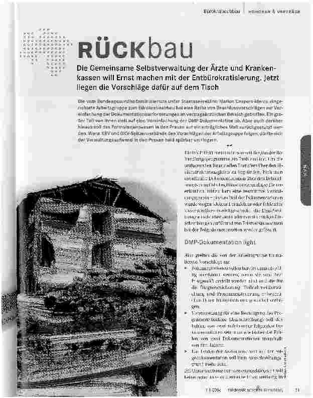Vorschauseite 1: Rückbau