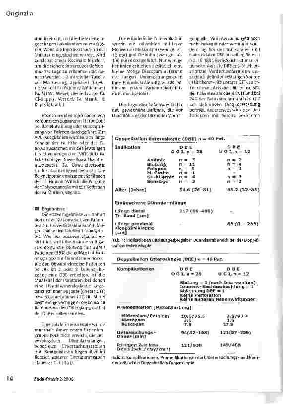 Vorschauseite 5: Praxis der Doppelballon-Enteroskopie (DBE): Indikationen, praktische Durchführung, Vorund Nachbereitung des Enteroskops sowie erste klinische Ergebnisse
