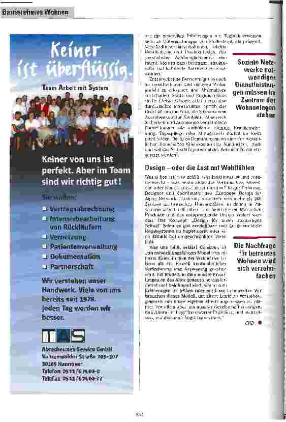Vorschauseite 3: Lebenslaufwohnen Barrierefreies Leben und Wohnen für jedermann.