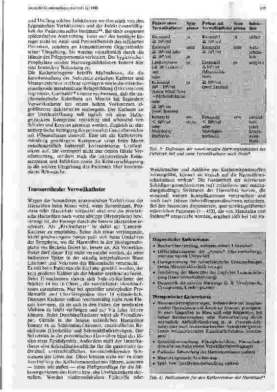 Vorschauseite 3: Zum Problem der kathetervermittelten Harnweginfektionen